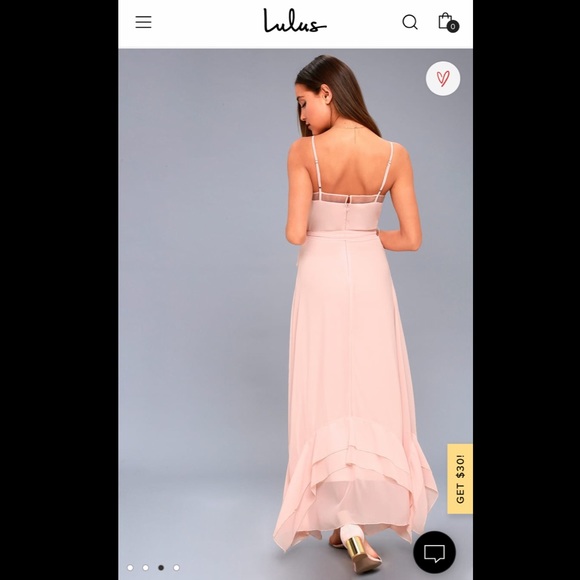 Blush Pink Maxi Dress - Picture 3 of 6